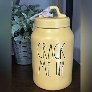 Rae Dunn Crack Me Up Canister